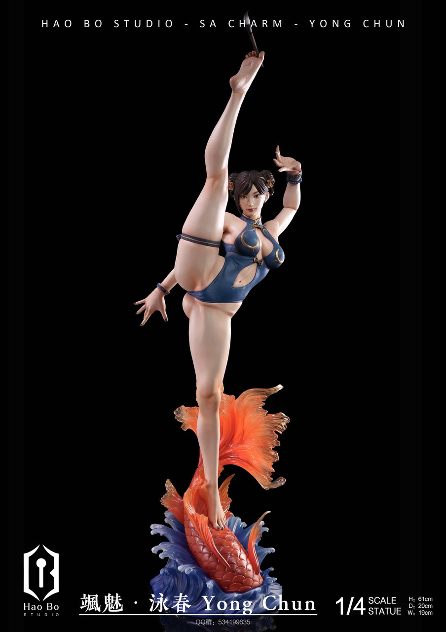 HaoBo Studio – “Sa Charm · Yong Chun” Chun-Li Street Fighter 14 Scale Resin Statue