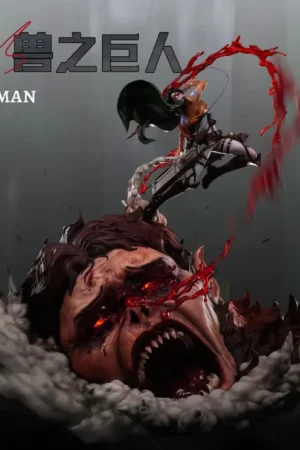 Levi Ackerman vs Beast Titan 1/6 Scale Statue – Attack on Titan – Player 1 Studio