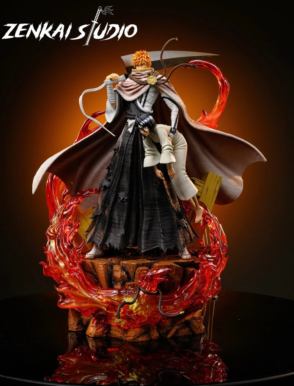 BLEACH – Ichigo Kurosaki & Rukia Kuchiki 1/6 Scale Statue – Zenkai Studio