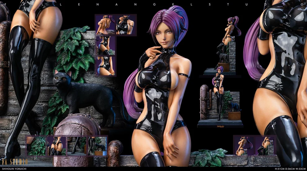 BLEACH – Yoruichi Shihouin Thunder God Form 1/4 Scale Statue – Fallen Angel Studio - Image 4