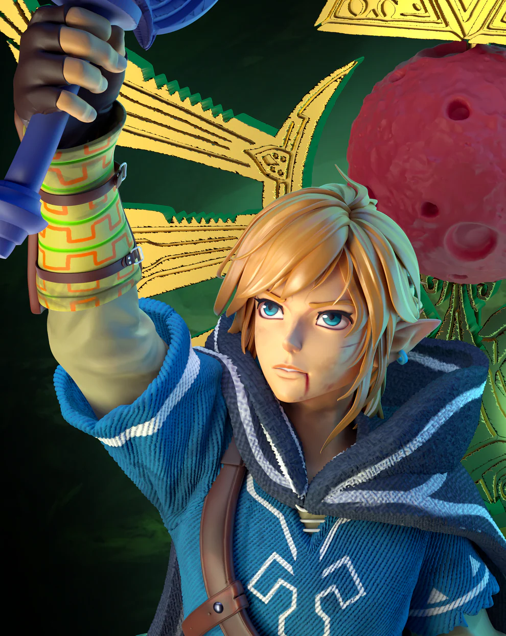 The Legend of Zelda – Link Master Sword 1/6 Scale Statue – Sixth Star Studio - Image 6