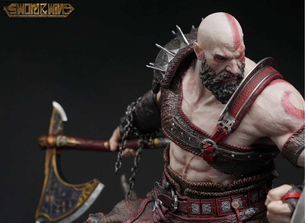 God of War – Kratos & Atreus Resin Statue – Sword &Wing Studio - Image 6