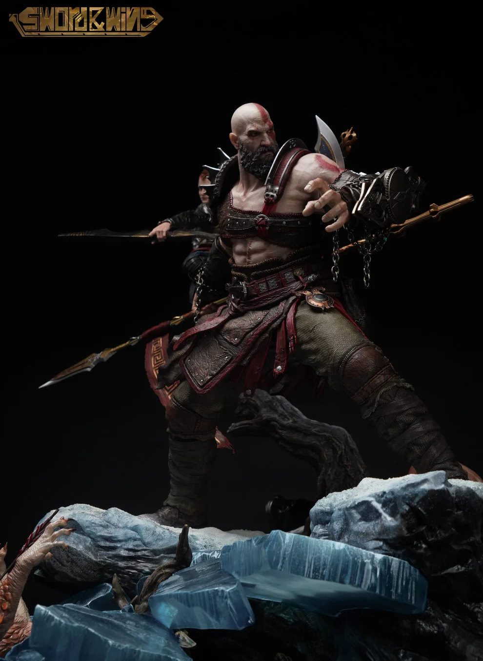 God of War – Kratos & Atreus Resin Statue – Sword &Wing Studio - Image 8