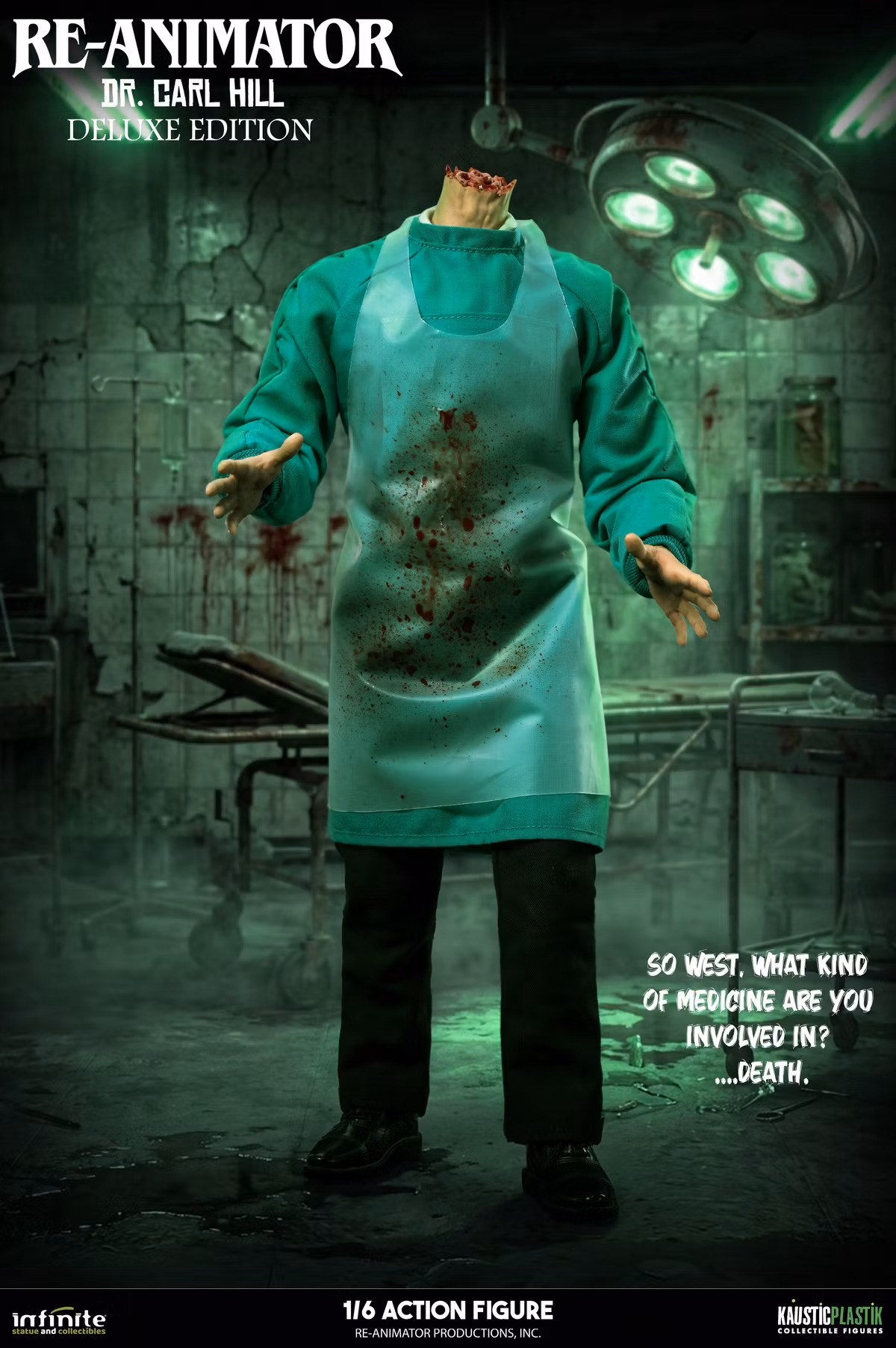 Infinite Statue – Doctor Carl Hill 16 Action Figure Re-Animator Sixth Scale Figure (Licensed)