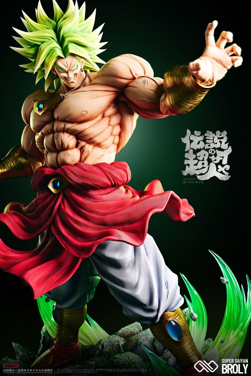 Infinite Studio Dragon Ball Broly 1/4 Scale EX LED Light-Up Statue | Premium Berserker Saiyan Collectible Diorama - Image 7