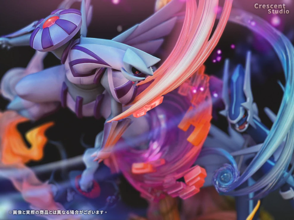 Pokémon: The Rise of Darkrai – Dialga vs Palkia 1/20 Scale LED Diorama Statue – Crescent Studio Limited Edition - Image 4