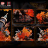JIMEI PALACE -One Piece- Sabo 16 Scale Official Licensed Statue Fire Fist Battle Scene Diorama with LED Flame Effect Collectible