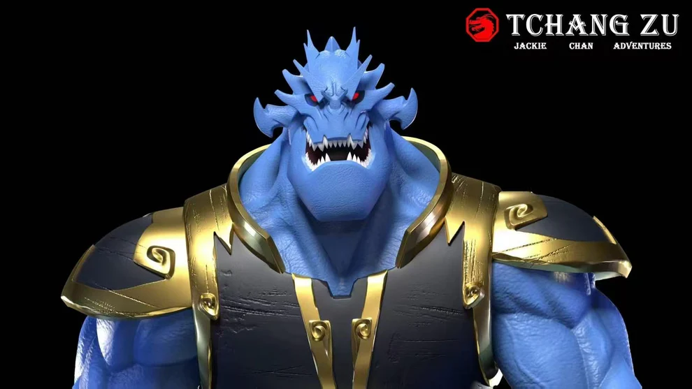 Jackie Chan Adventures – Thunder Demon Tchang Zu Statue – 12 Talisman Studio Ultra Limited Resin Collectible Diorama (40 Pieces Worldwide)