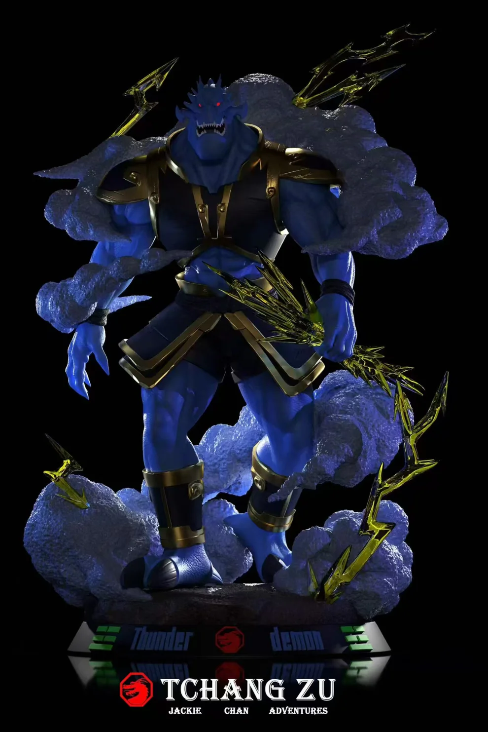 Jackie Chan Adventures – Thunder Demon Tchang Zu Statue – 12 Talisman Studio Ultra Limited Resin Collectible Diorama (40 Pieces Worldwide) - Image 6