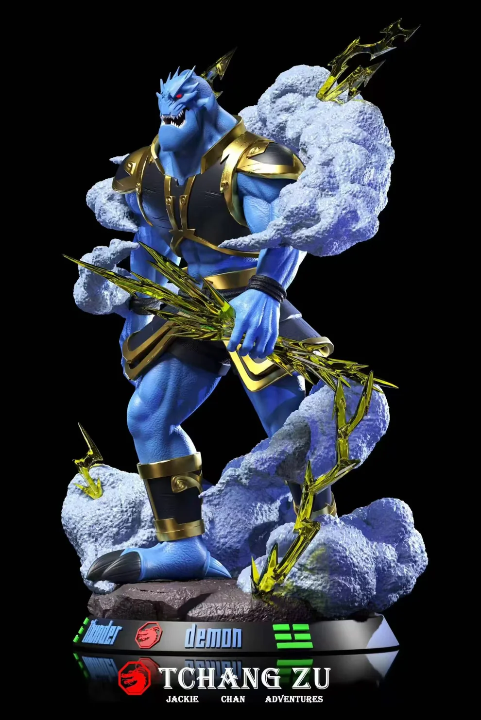 Jackie Chan Adventures – Thunder Demon Tchang Zu Statue – 12 Talisman Studio Ultra Limited Resin Collectible Diorama (40 Pieces Worldwide) - Image 4