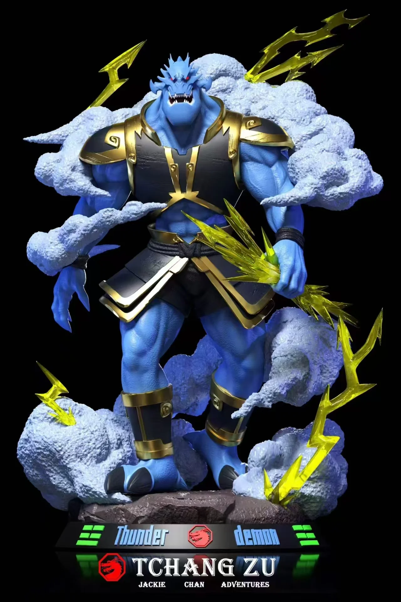 Jackie Chan Adventures – Thunder Demon Tchang Zu Statue – 12 Talisman Studio Ultra Limited Resin Collectible Diorama (40 Pieces Worldwide)