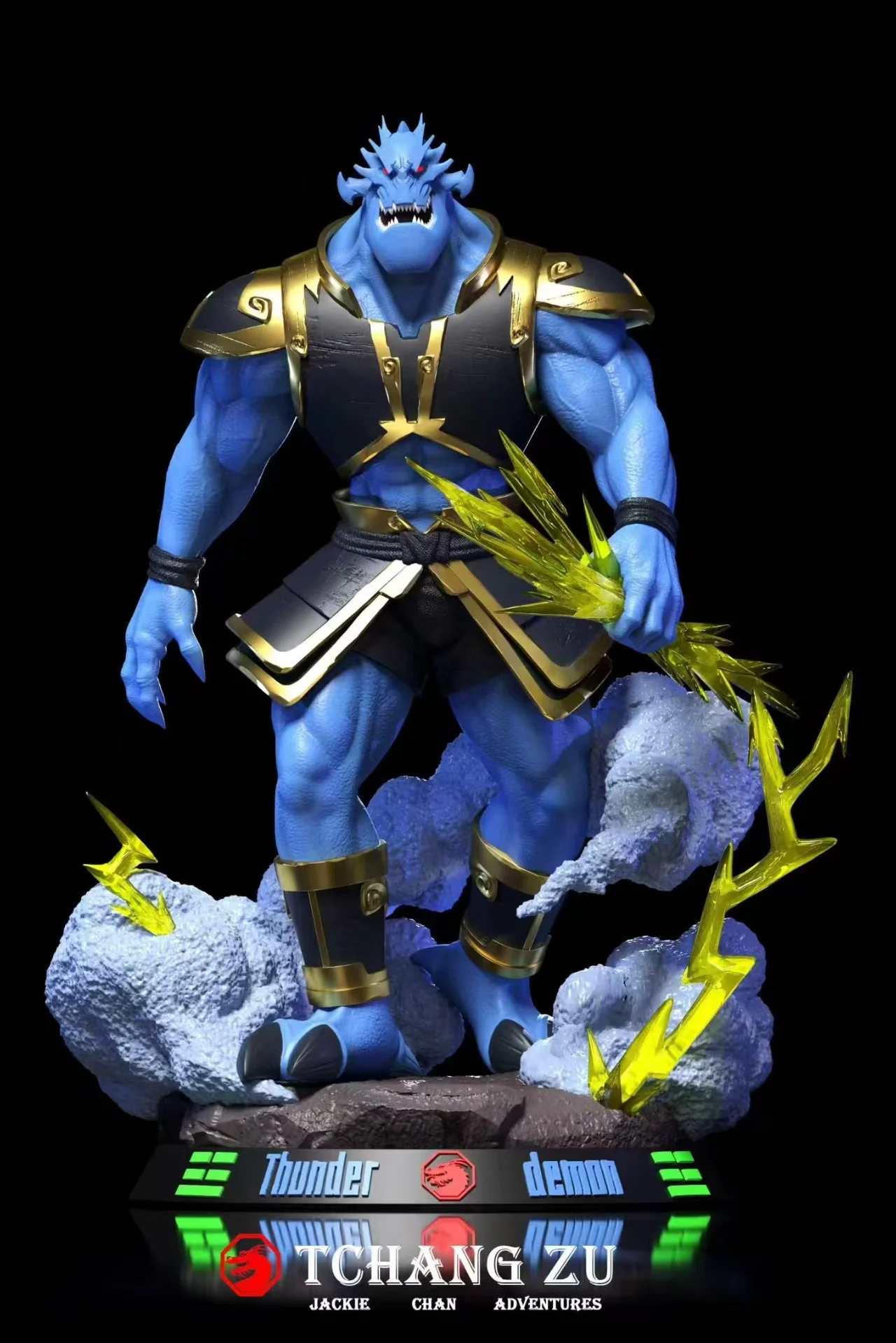 Jackie Chan Adventures – Thunder Demon Tchang Zu Statue – 12 Talisman Studio Ultra Limited Resin Collectible Diorama (40 Pieces Worldwide) - Image 2