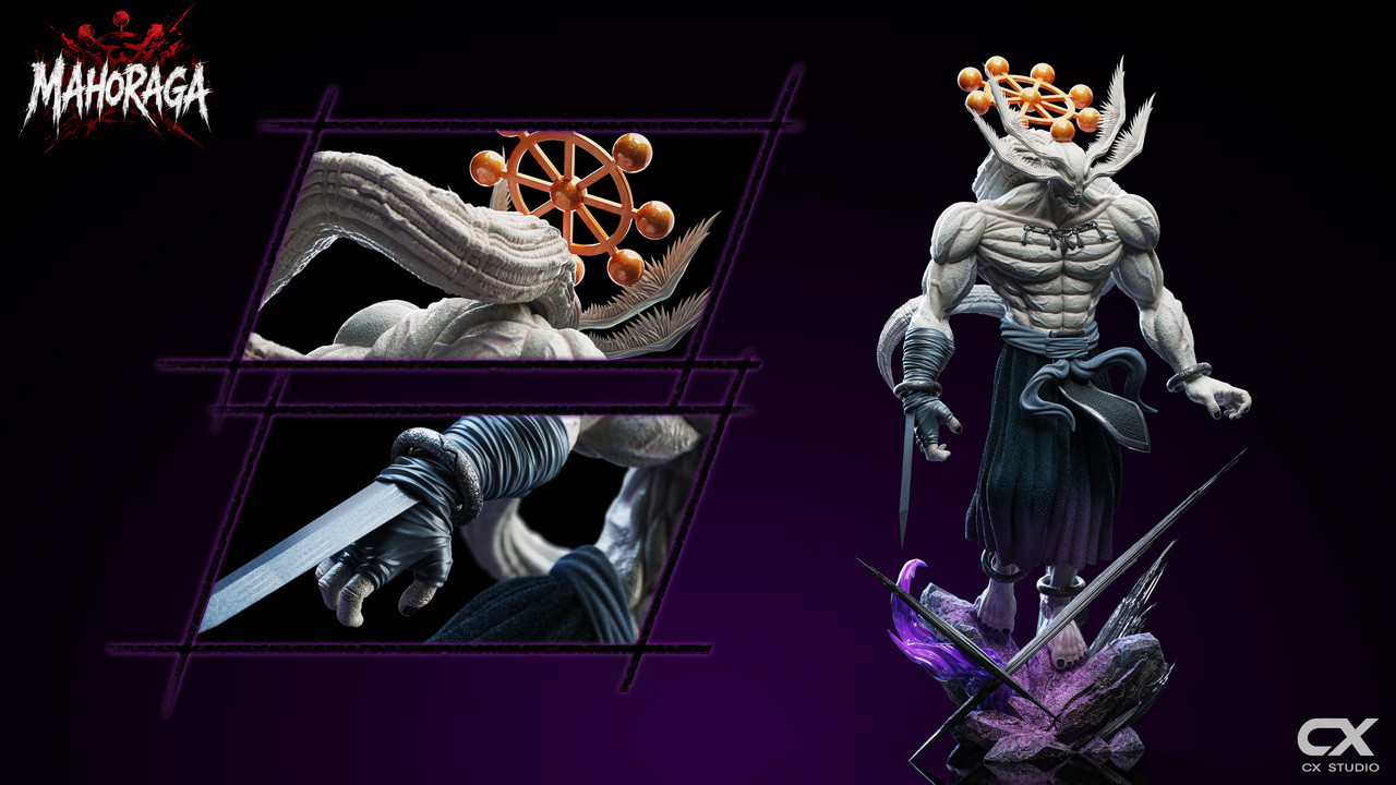 Jujutsu Kaisen Mahoraga 1/6 Scale Statue – CX Studio - Image 11