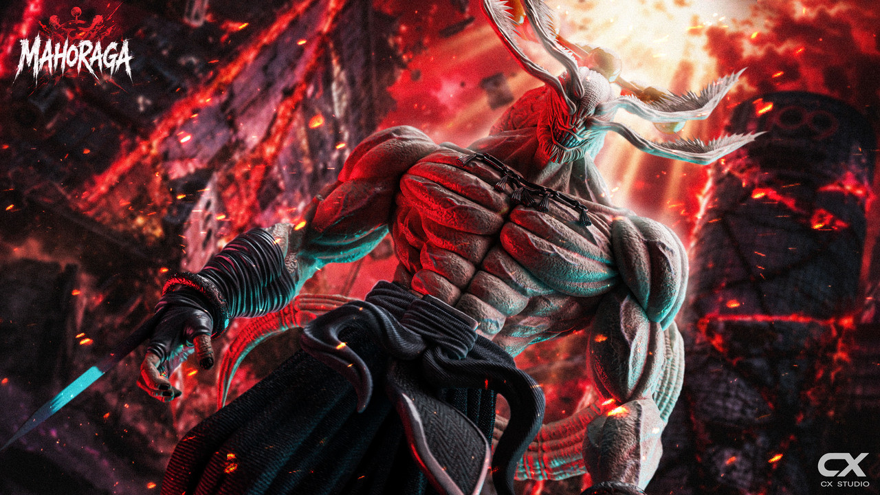 Jujutsu Kaisen Mahoraga 1/6 Scale Statue – CX Studio - Image 2