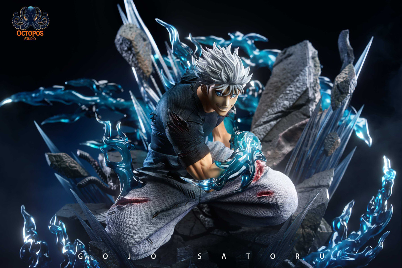 Jujutsu Kaisen – Satoru Gojo 1/6 Scale Statue (Shibuya Incident Battle Version) – Octopos Studio Limited Resin Diorama Collectible with Infinity Effect Base - Image 5