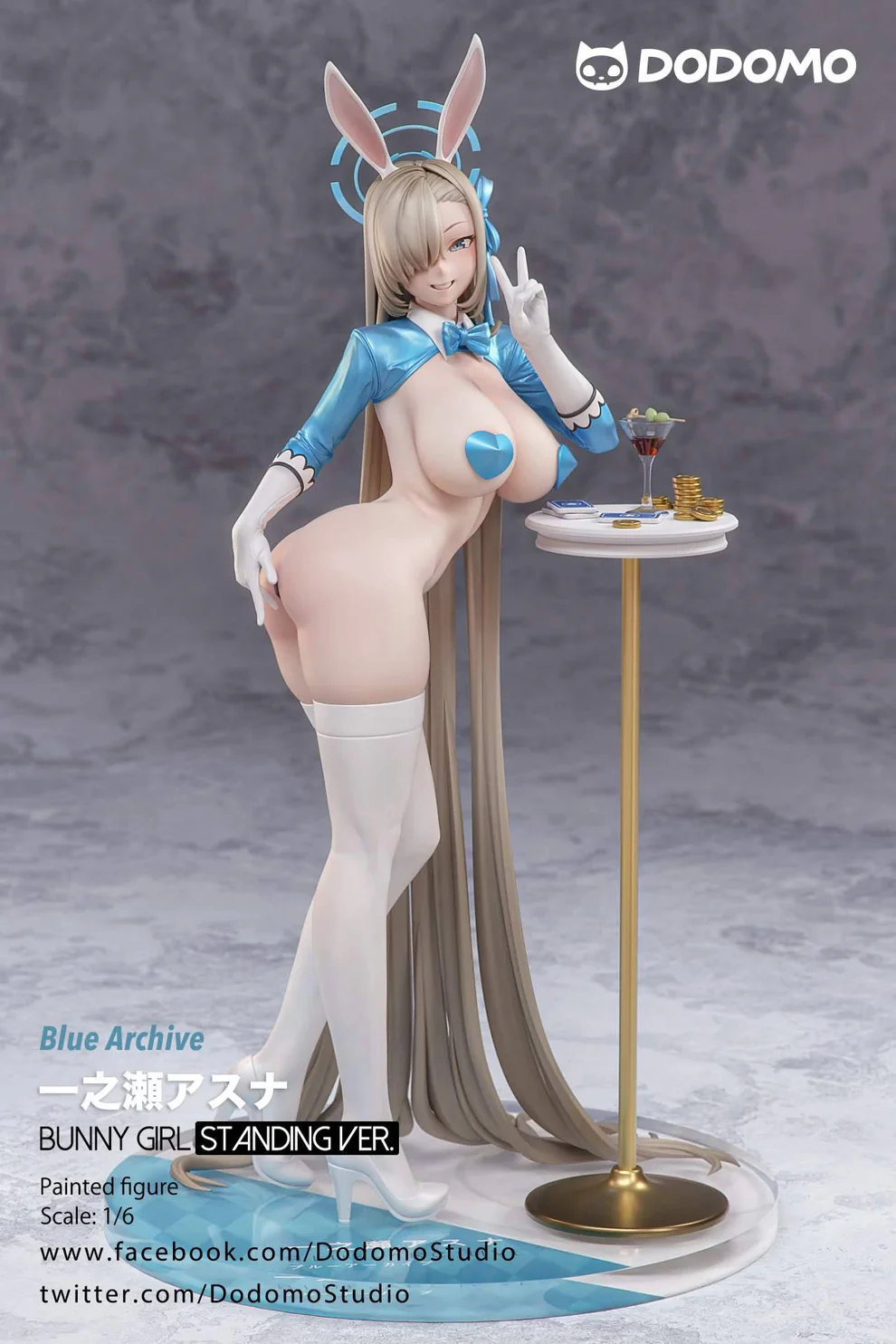 Blue Archive – Ichinose Asuna Reverse Bunny Girl Standing Ver. 1/6 Scale Statue – Dodomo Studio