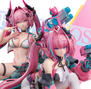LEAVE ANITE Studio – Twin-Tailed Water Gun Girl Dual-Pose Series | 1/6 Scale Original Resin Statue