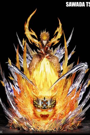 Lueying Studio – “Reborn!” Legendary Light Sculpture Series 001 Tsunayoshi Sawada (Simon Arc) 1/4 Scale Light-Up Statue