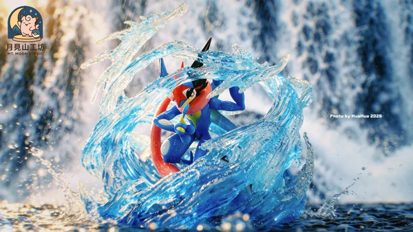 MT.MOON Studio – Ash-Greninja × Froakie Pokémon Evolution Display Series