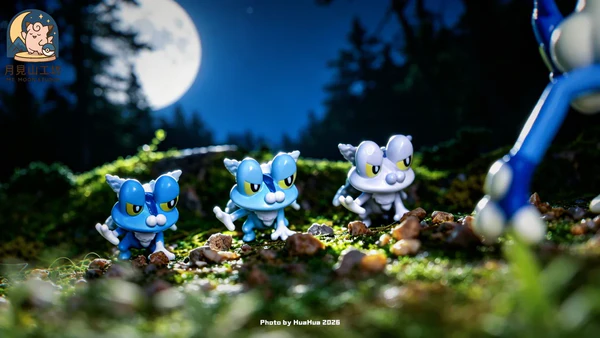 MT.MOON Studio – Ash-Greninja × Froakie Pokémon Evolution Display Series