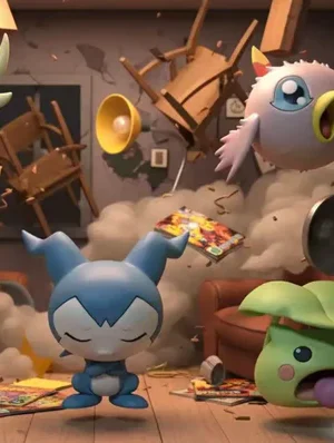 Mei Du Sha Studio Digimon Chibimon Poromon Leafmon Pipimon
