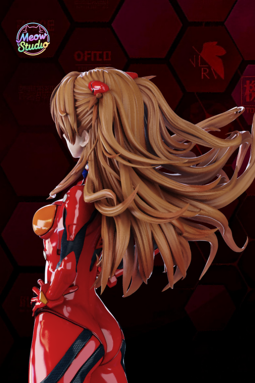 Meow Studio – Asuka Langley Sohryu Neon Genesis Evangelion 14 Scale Statue With LED