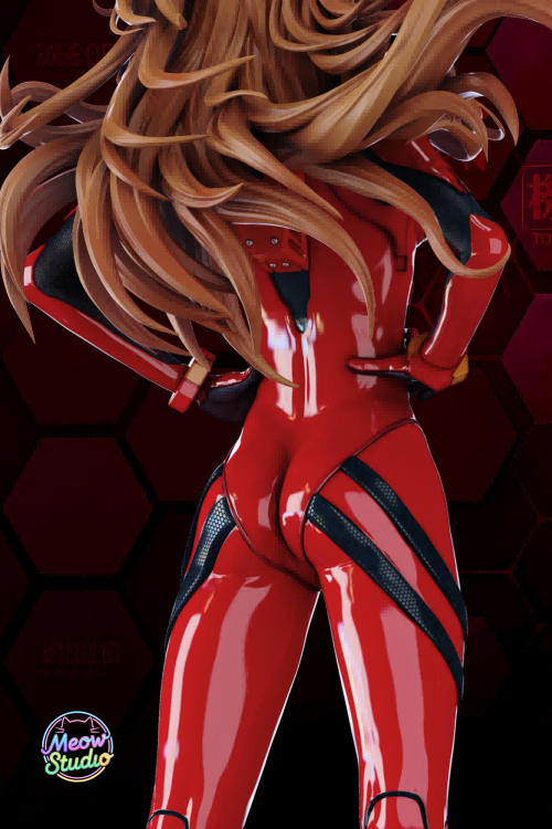 Meow Studio – Asuka Langley Sohryu Neon Genesis Evangelion 14 Scale Statue With LED