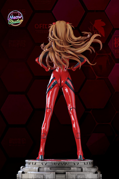 Meow Studio – Asuka Langley Sohryu Neon Genesis Evangelion 14 Scale Statue With LED