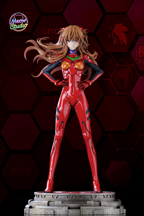 Meow Studio – Asuka Langley Sohryu Neon Genesis Evangelion 14 Scale Statue With LED