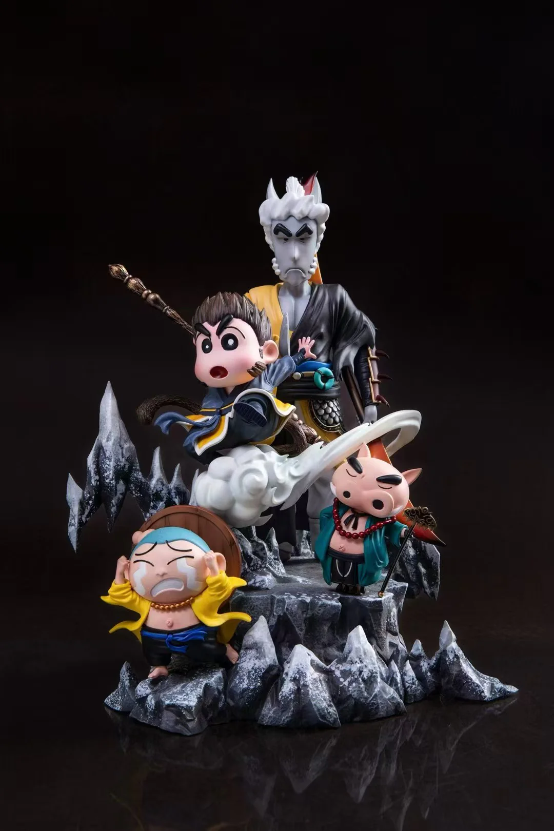 MianHuaTang Studio – Shin-chan Crossover: Journey to the West Crayon Shin-chan Resin Statue - Image 2