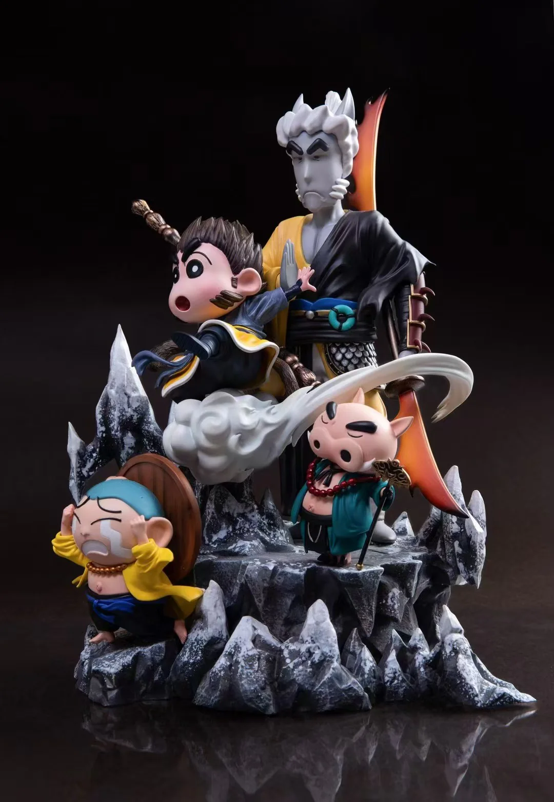 MianHuaTang Studio – Shin-chan Crossover: Journey to the West Crayon Shin-chan Resin Statue