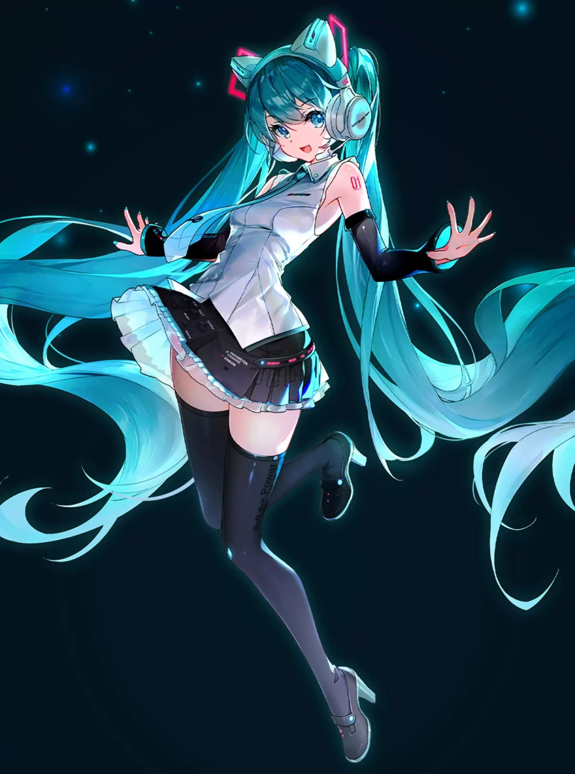 Moeyu - Hatsune Miku Collaboration Limited Edition Cat Ear Headset