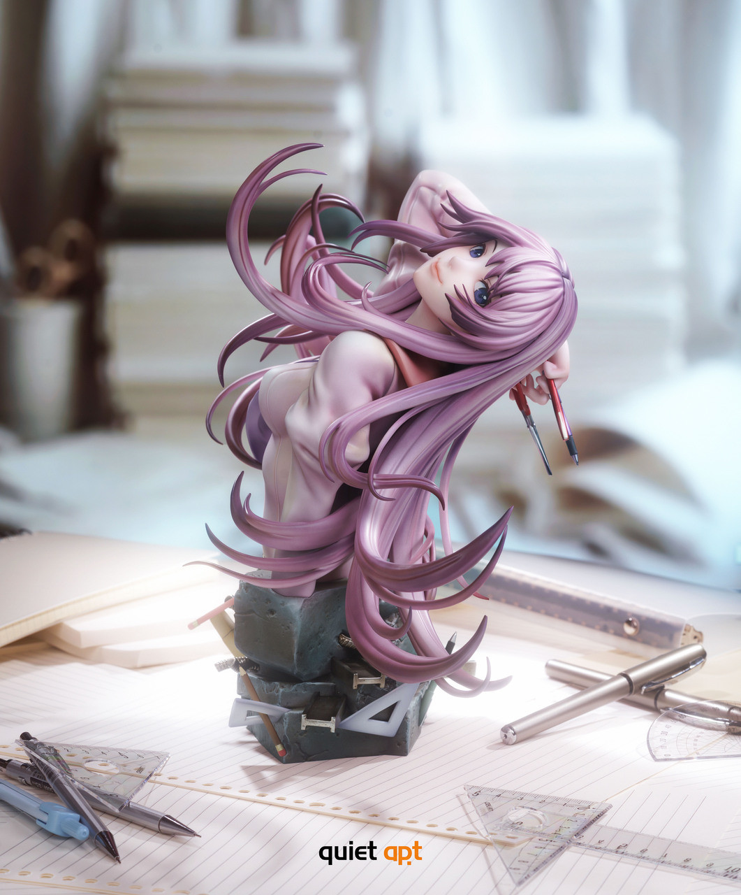 Monogatari Series Senjougahara Hitagi 1/4 Bust Resin Statue GK -QuietArt Studio - Image 6