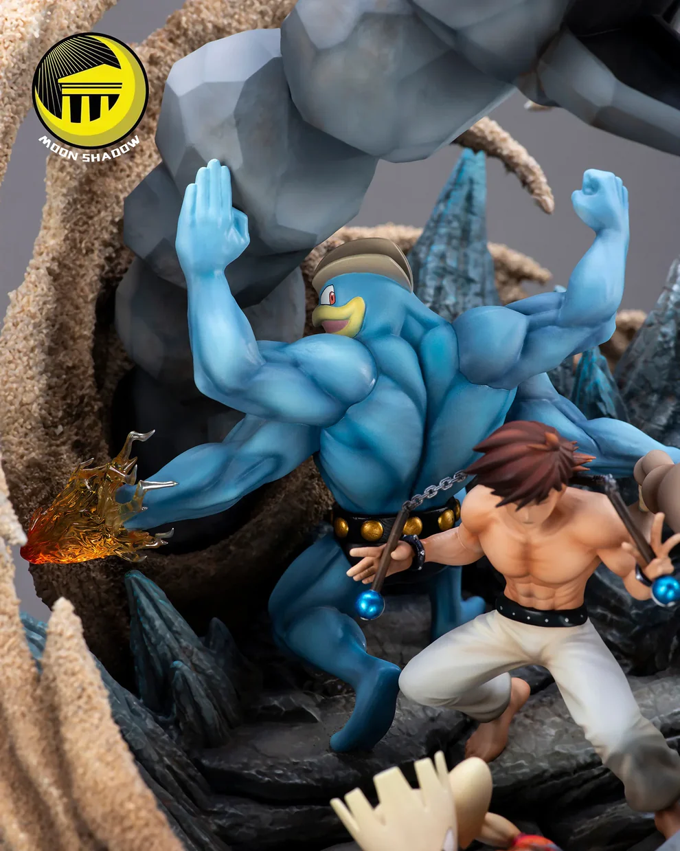 Pokémon Kanto Elite Four – Bruno & Team Statue – Moon Shadow Studio - Image 4
