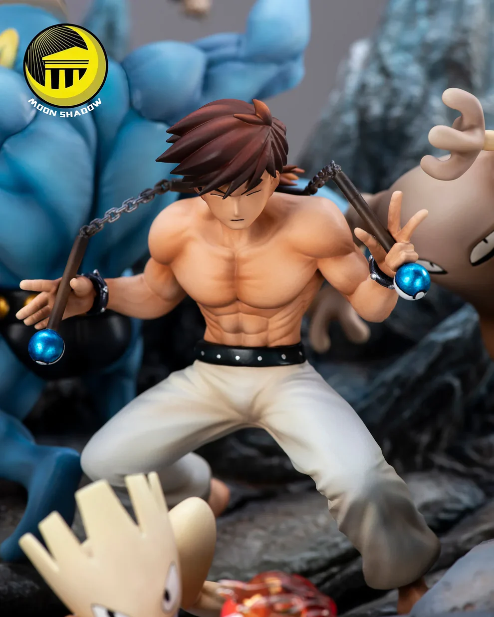 Pokémon Kanto Elite Four – Bruno & Team Statue – Moon Shadow Studio - Image 5