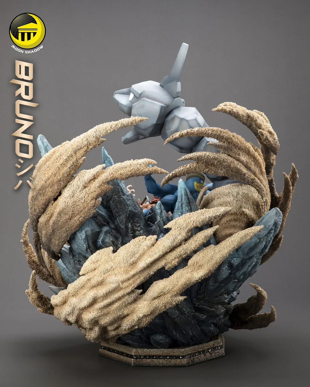 Pokémon Kanto Elite Four – Bruno & Team Statue – Moon Shadow Studio - Image 8