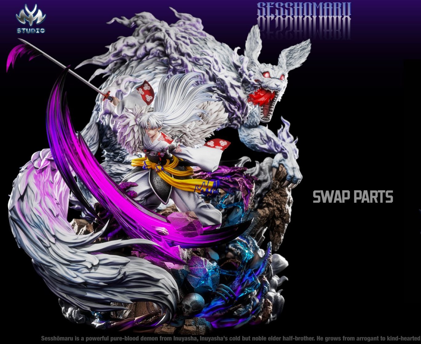 Muyao Studio – Sesshomaru Inuyasha Series Vol.1 – 16 Scale Resin Statue