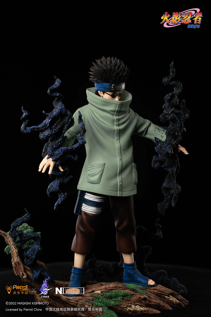 Naruto – Shino Aburame 1/6 Scale Licensed Statue (FNC Select Series) – PickStar Studio Resin Collectible with Insect Swarm Effect Diorama - Image 11