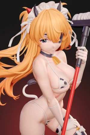 Neon Genesis Evangelion- Asuka -Cow Maid Ver. 16 Scale Statue – Midnight Studio