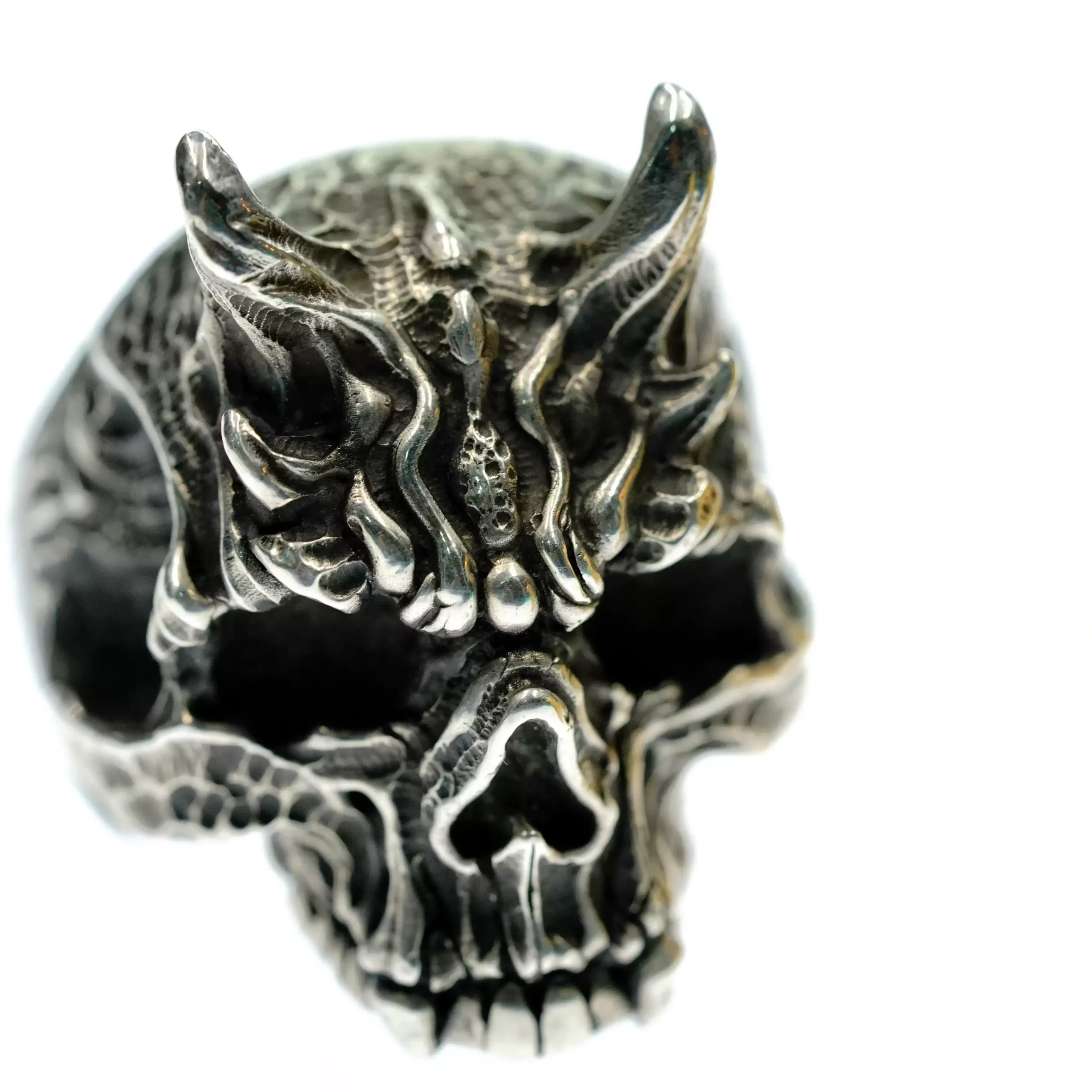 Raven Studio (silver jewelry) - Original Asura Non-Devine Skull Ring Original - Image 5