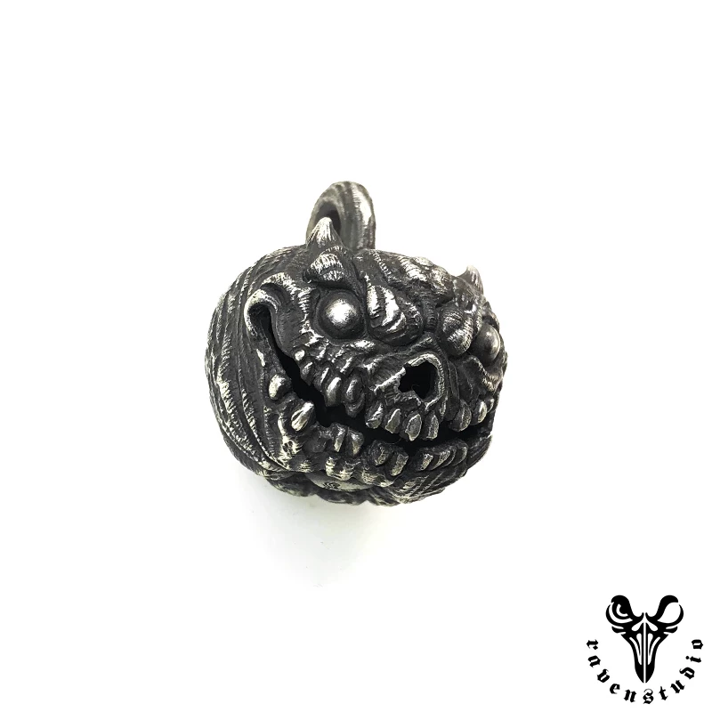 Raven Studio (silver jewelry) - Halloween Exclusive Jack-o'-lantern Pendant Original - Image 15