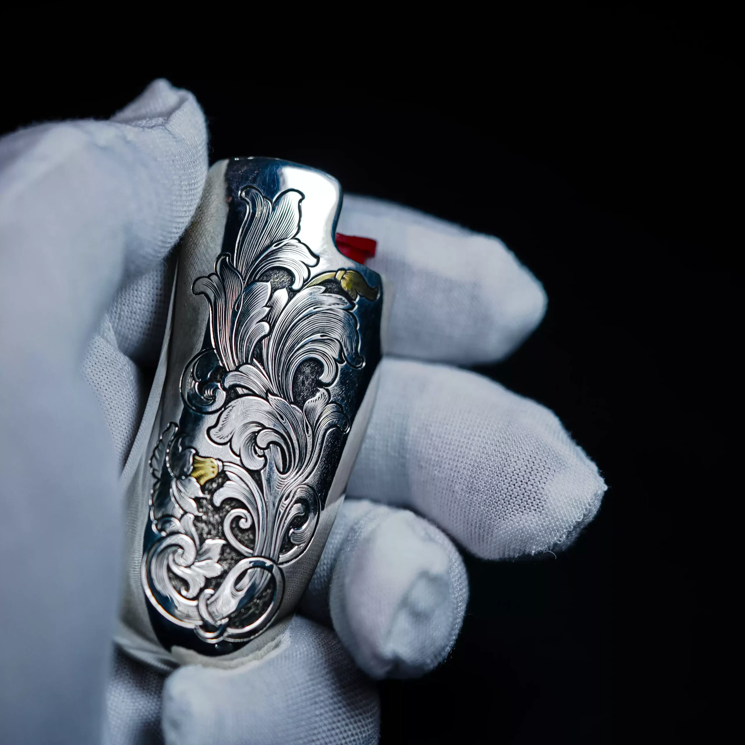 Raven Studio (silver jewelry) - Original Design Mirror Finish Lighter Case Original - Image 8