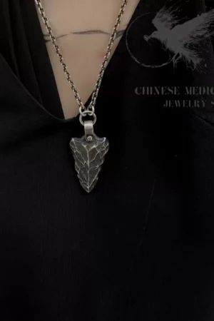 Raven Studio (Silver Jewelry) – Indian Style Arrow Pendant Necklace Original Sterling Silver Artisan Jewelry