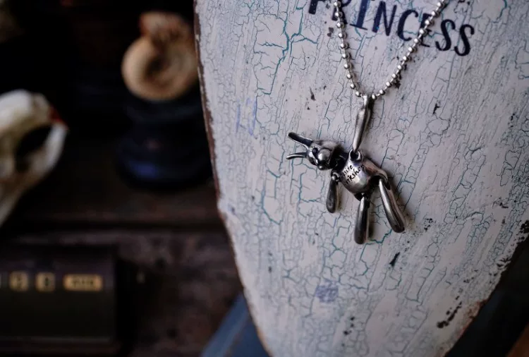 Raven Studio (silver jewelry) - Original Design "Desperate Rabbit" Pendant Original - Image 14