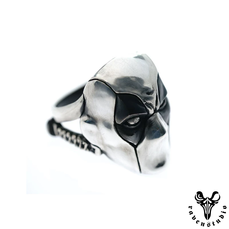 Raven Studio (silver jewelry) - Marvel's Talkative Deadpool Ring Marvel - Image 8