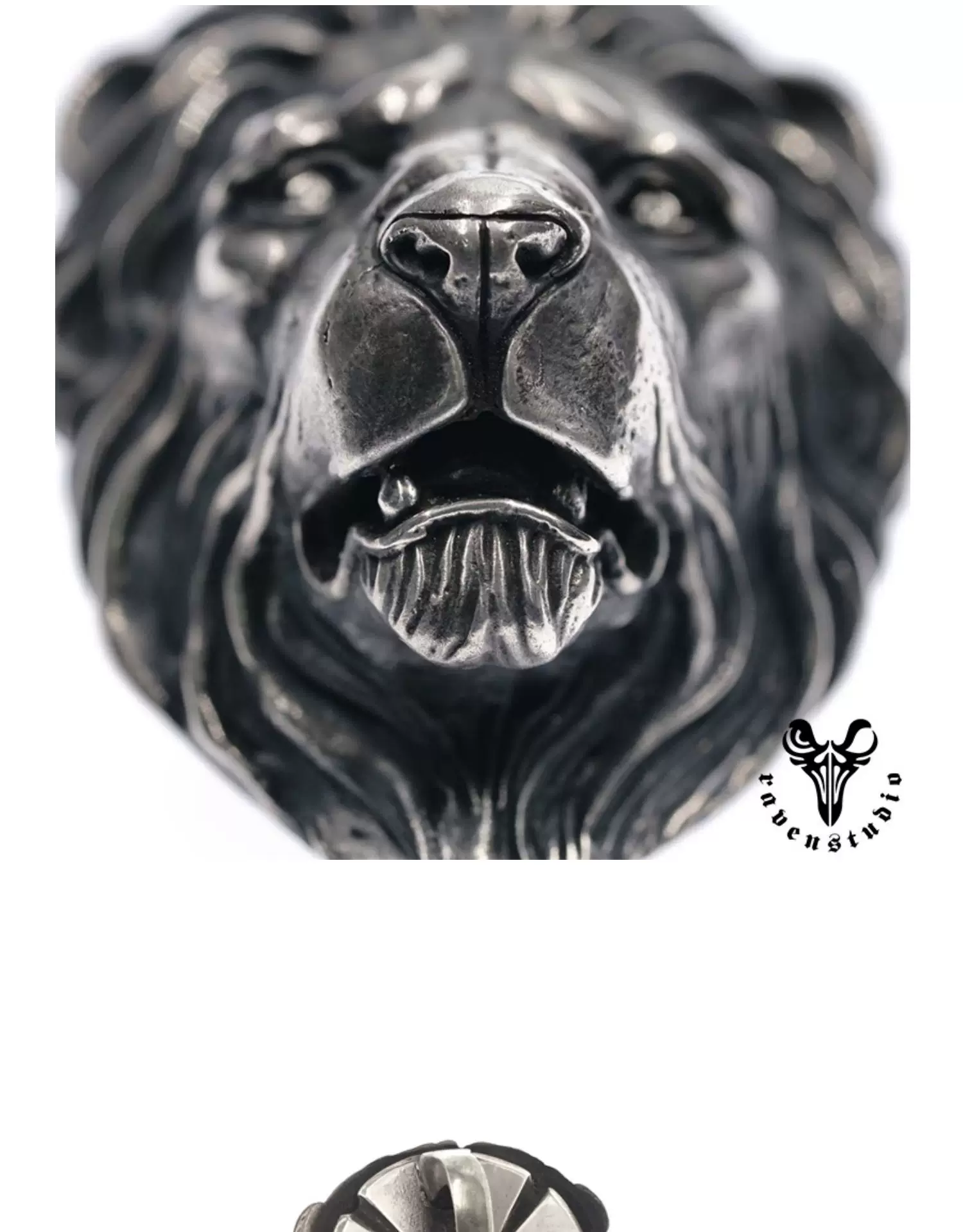 Raven Studio – “Return of the King” Lion King Pendant Original Sterling Silver Pendant Collection - Image 9