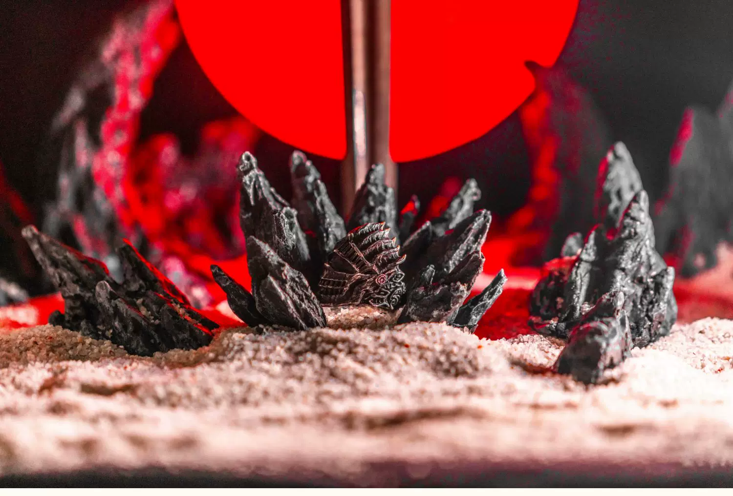 Raven Studio – Dark Gothic “Lord of Cinder” Ring 925 Sterling Silver Handcrafted Statement Ring - Image 17