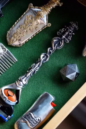 Alternative view of Raven Studio (silver jewelry) - Original Design "Scepter" Razor Original