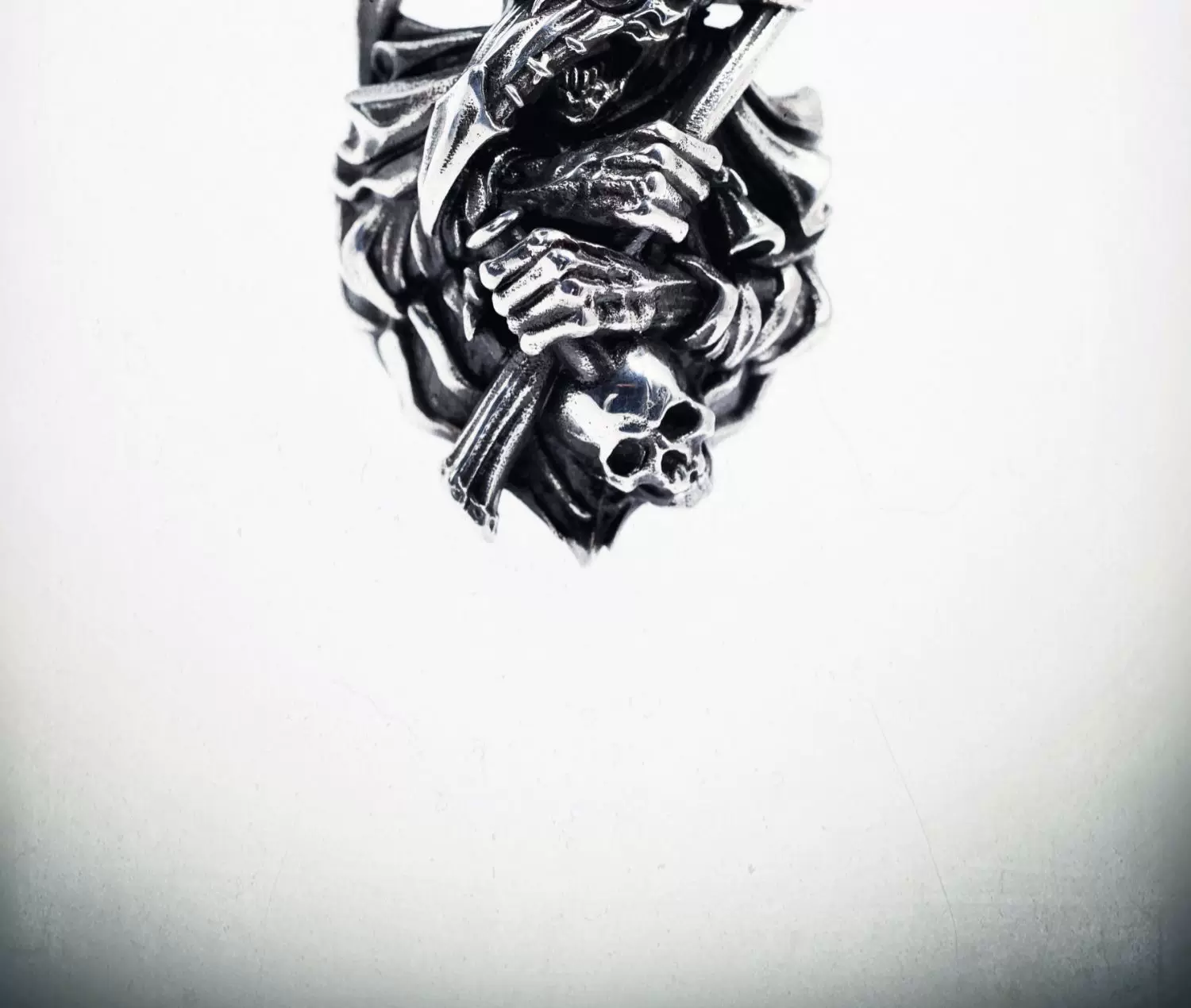 Raven Studio “HUNTER” – Plague Doctor Ring 925 Sterling Silver Gothic Statement Ring - Image 5