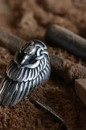 Alternative view of Raven Studio (silver jewelry) - Original Exclusive Design "Dominion of the Gods" Ring Original